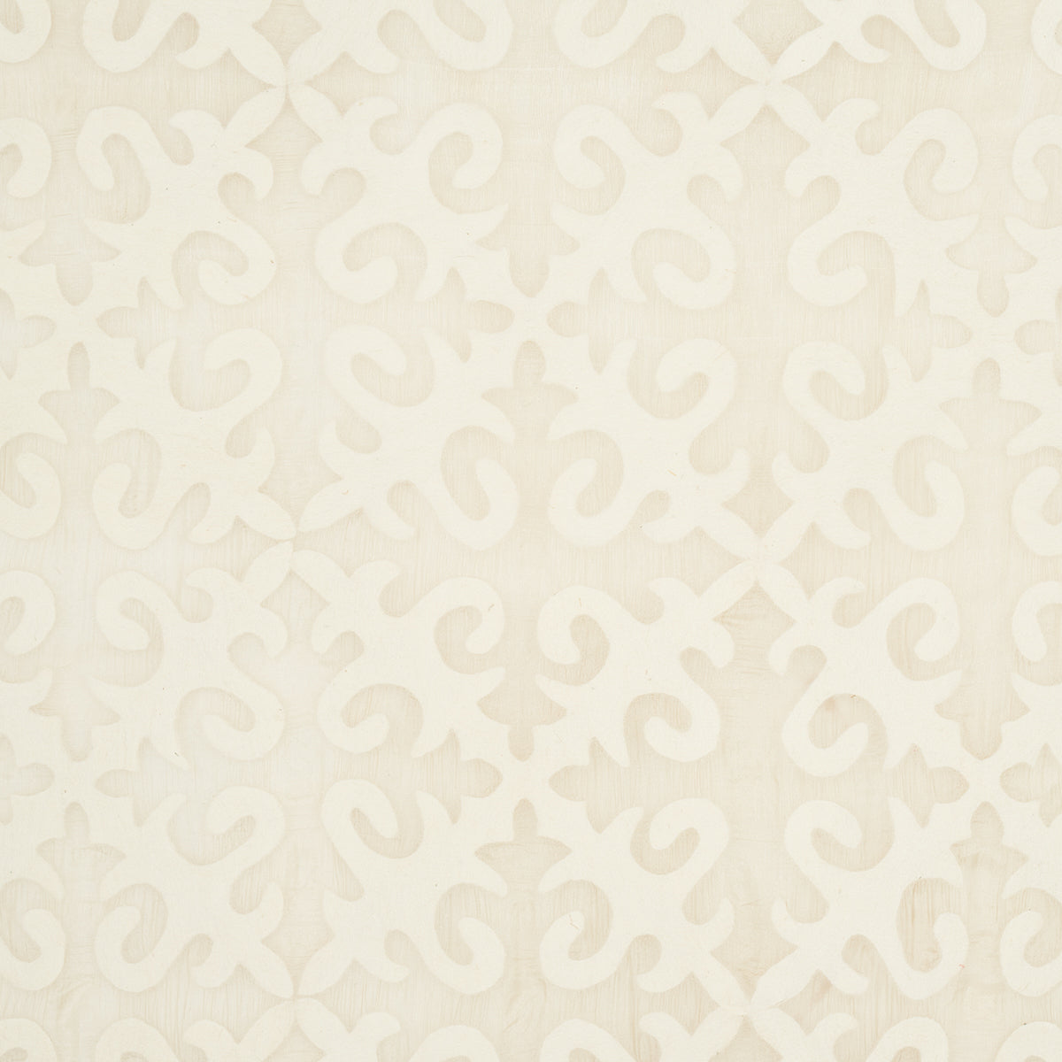 SCHUMACHER  IBU KYRGYZSTAN WOOL SILK   Oyster & Natural   - 87990