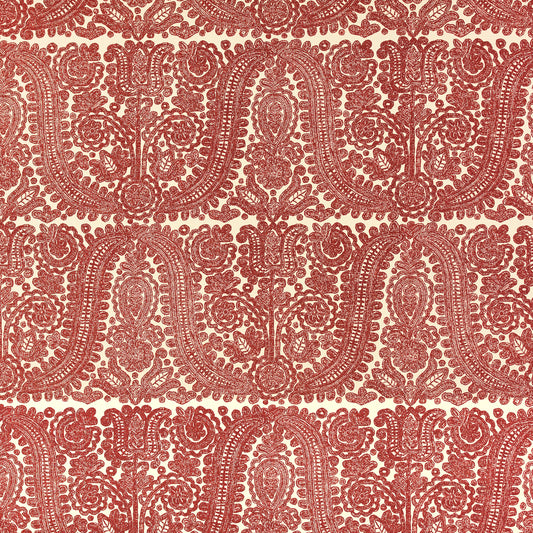 SCHUMACHER  RAOUL TEXTILES AURELIA BY RAOUL PRINTS PRINTS CARMINE   - 880V40