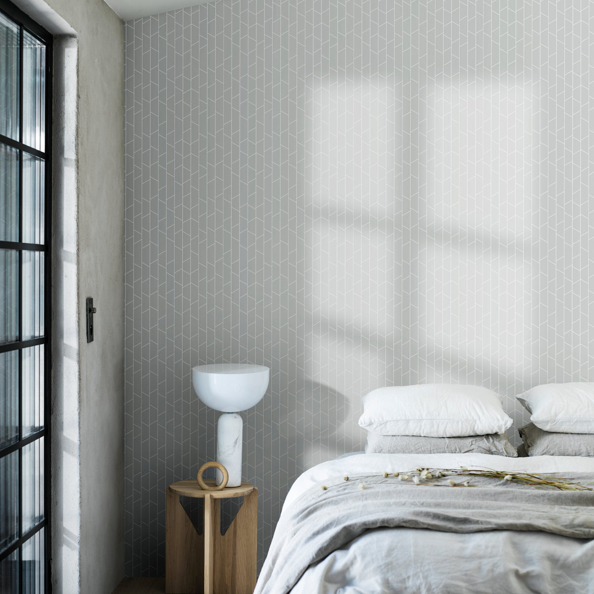 SCHUMACHER  Borastapeter ANGLE   GREY   - 8820