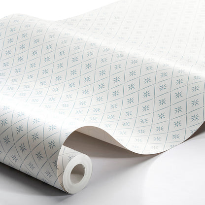 SCHUMACHER  Borastapeter WINDROSE   BLUE   - 8863