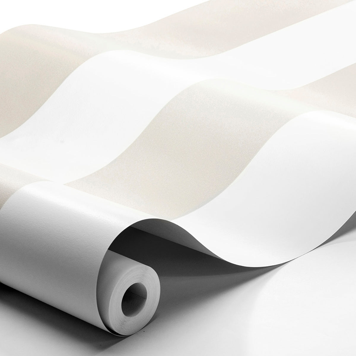 SCHUMACHER  Borastapeter ORUST STRIPE   STONE   - 8879