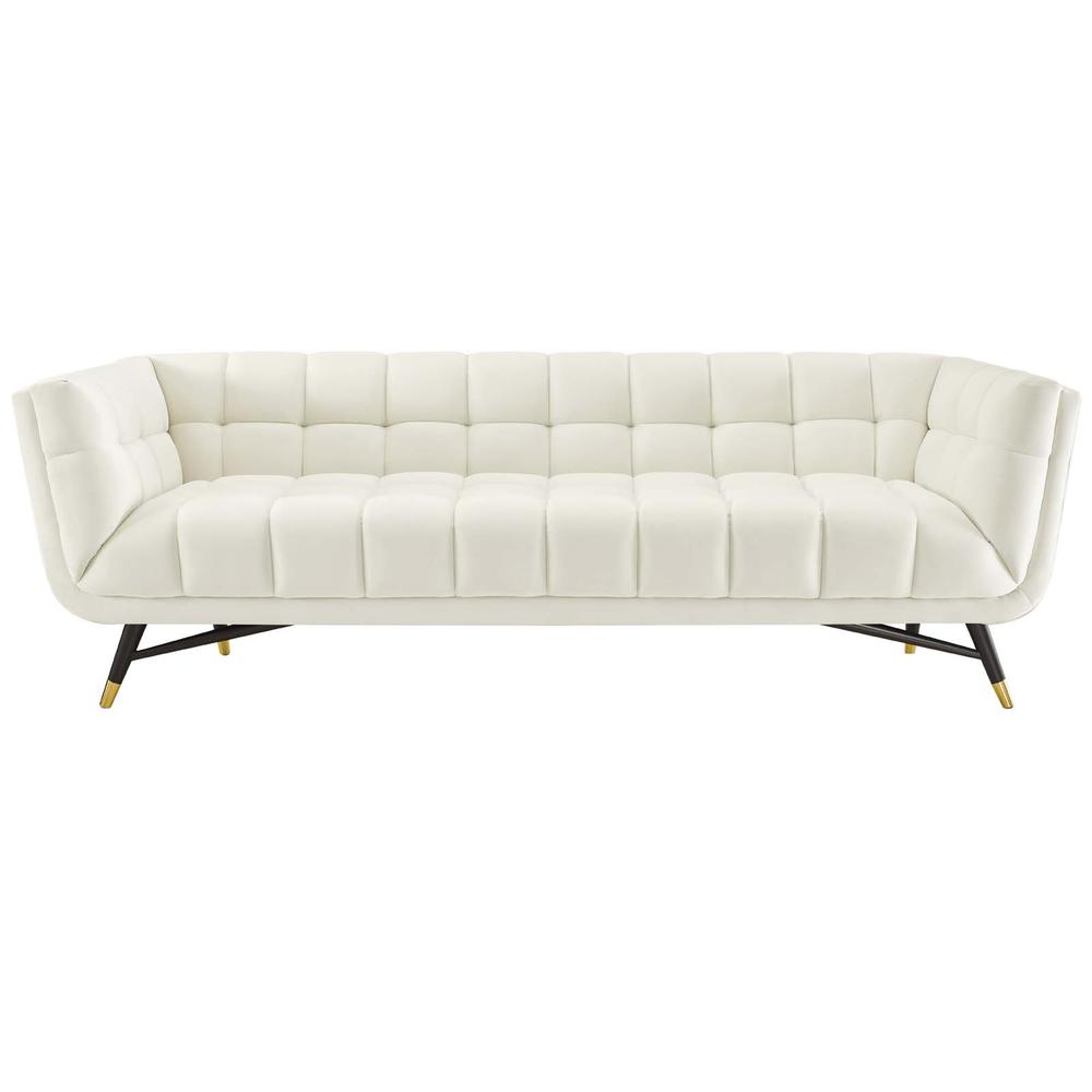 Adept Upholstered Velvet Sofa