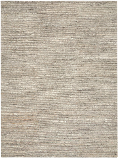 Neutral beige flatwoven rug with subtle horizontal rib texture.