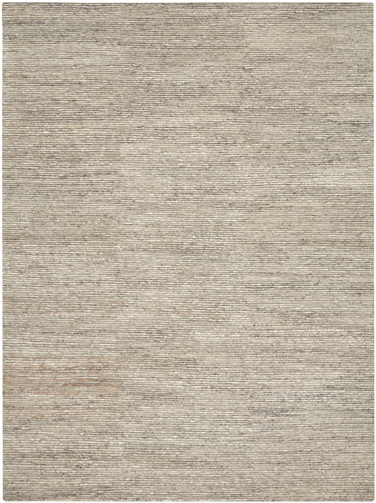 Neutral beige flatwoven rug with subtle horizontal rib texture.