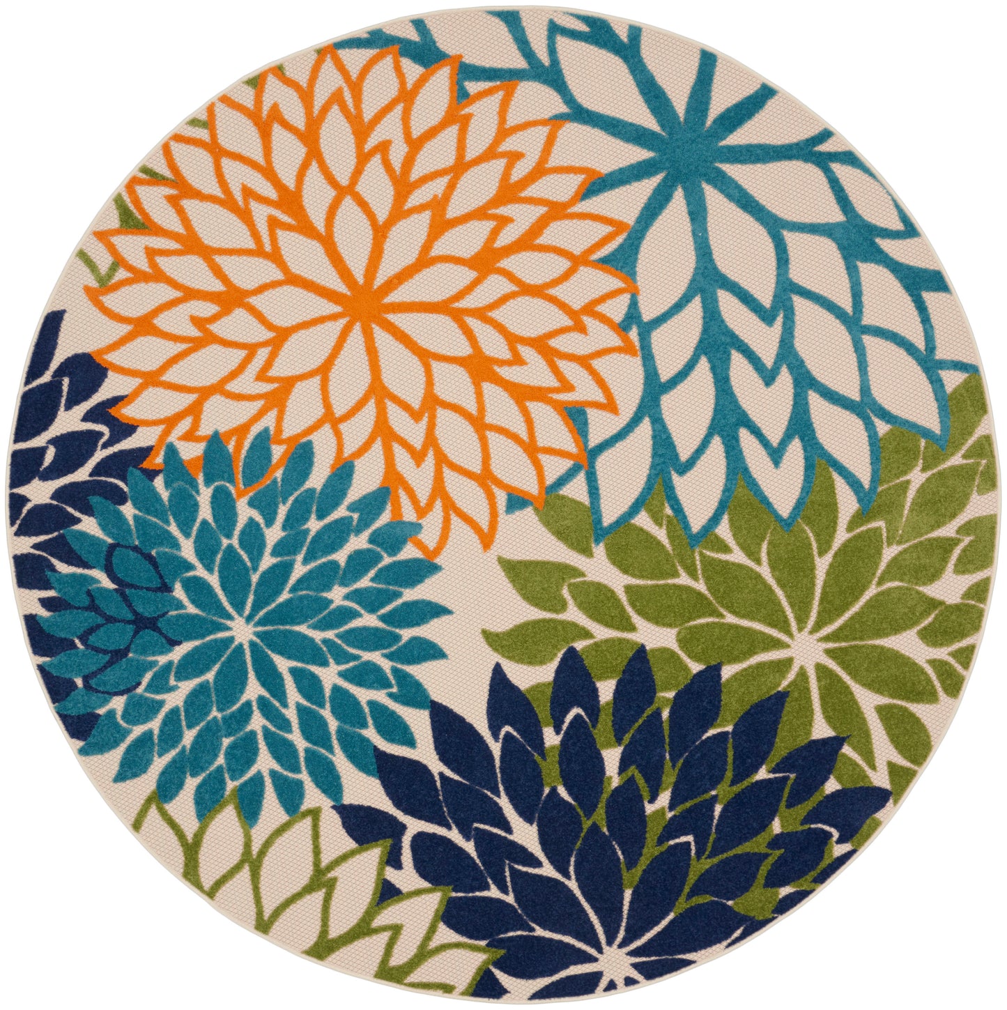 Nourison Rugs Nourison Home   Tropical 8' X Round    - 099446067197