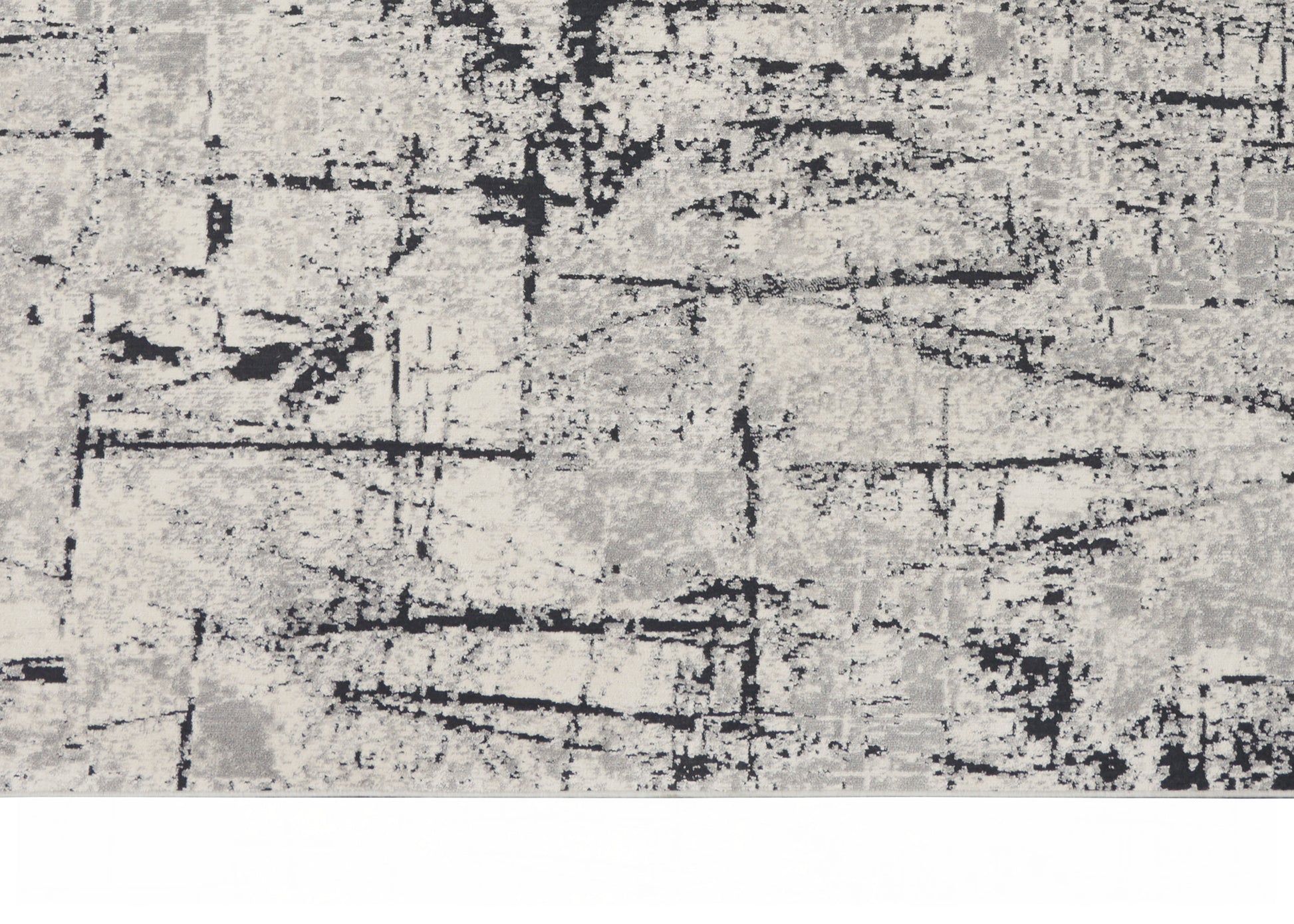 Gray distressed abstract texture with black streaks; rugged, contemporary pattern for decor.