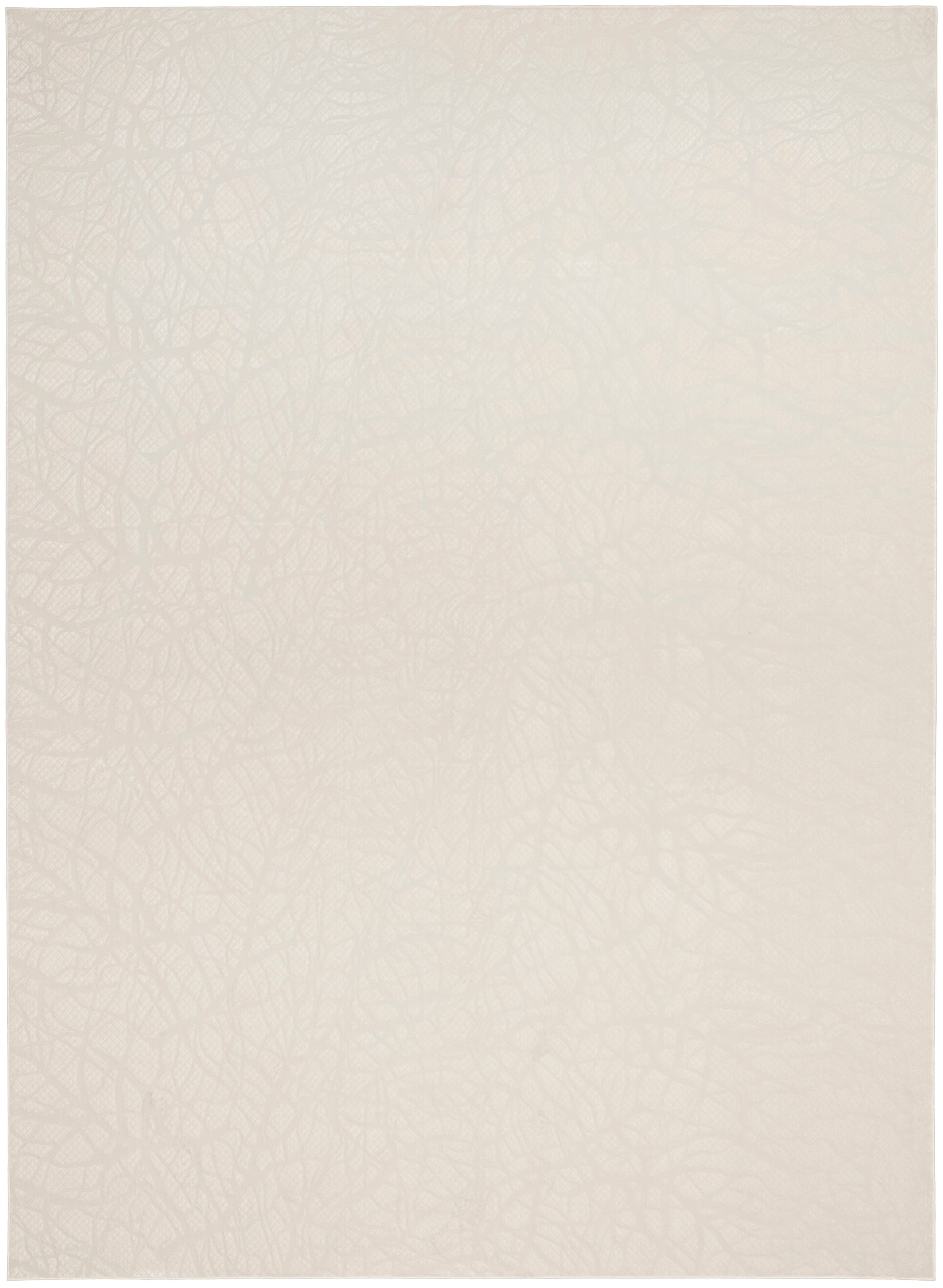 Cream beige rug with soft texture and subtle color variation, 8' x 10'.