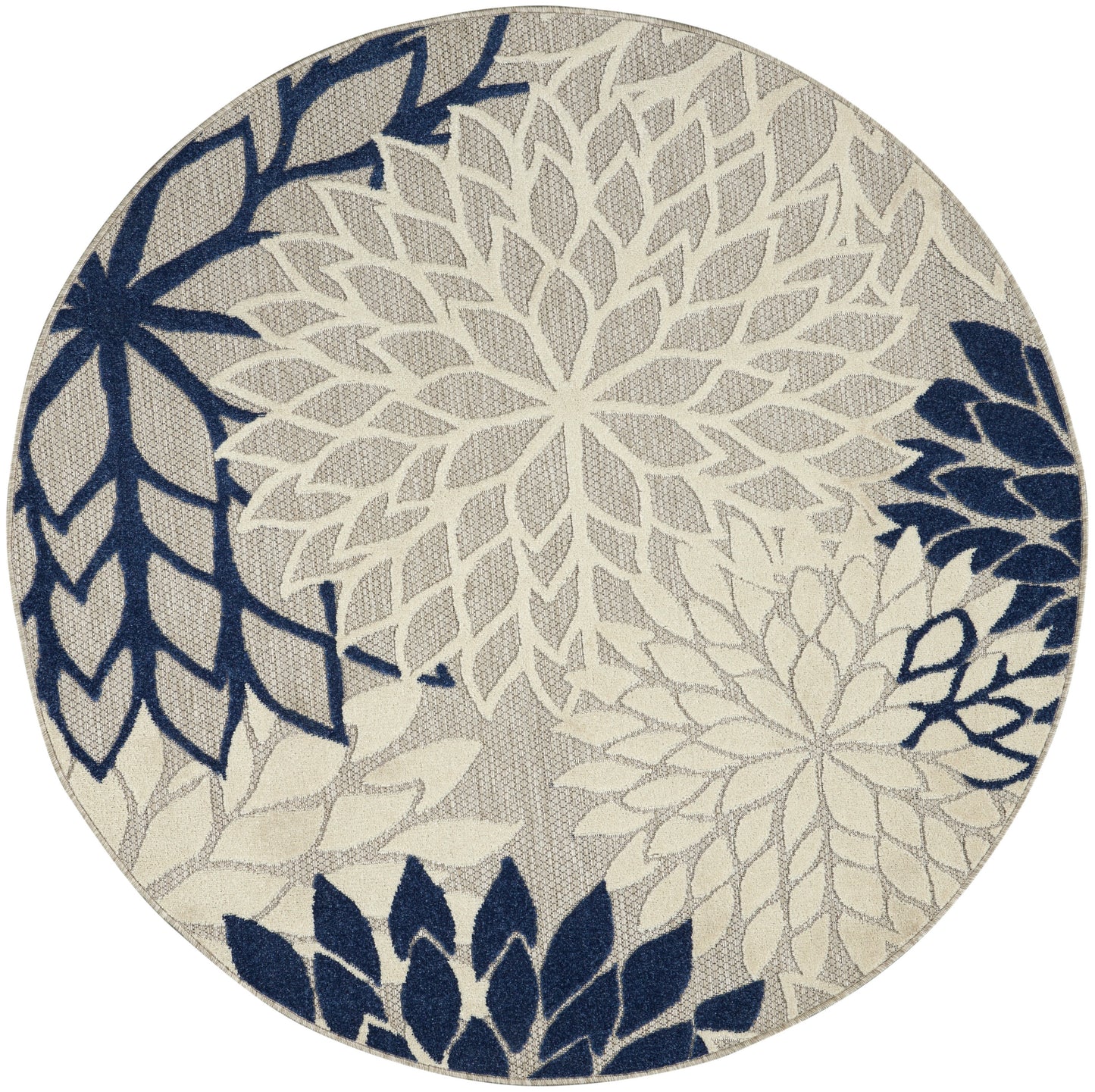 Nourison Rugs Nourison Home   Tropical 5' X Round    - 099446778970
