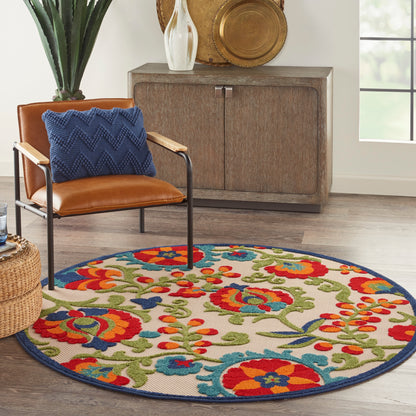 Nourison Rugs Nourison Home   Farmhouse 4' X Round    - 099446723222