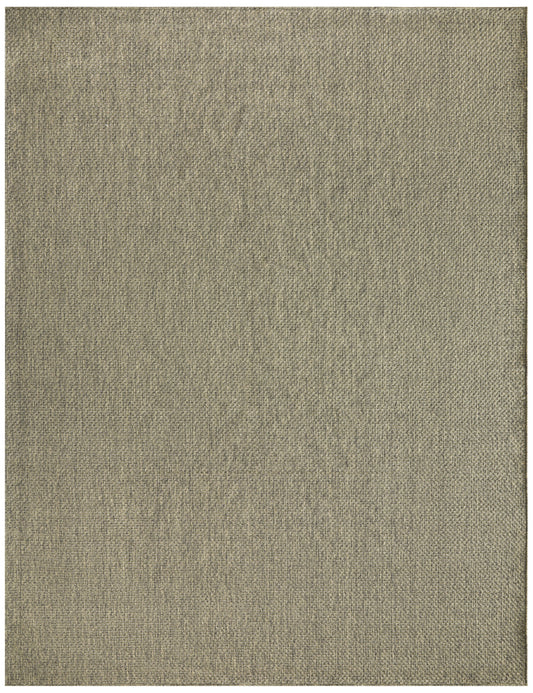 Beige woven rug sample with tight texture and subtle diagonal weave; versatile for floor or upholstery.