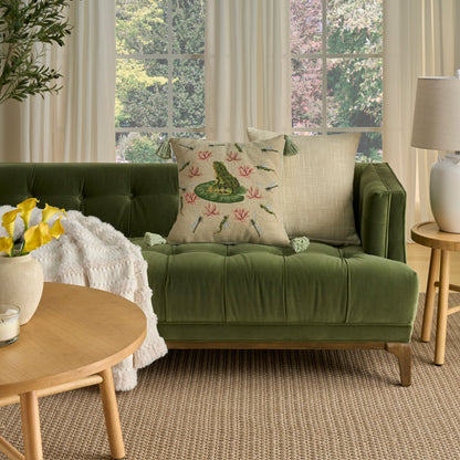 NOURISON HOME   18" x 18" Mina Victory Vintage Seafoam    - 798019092092