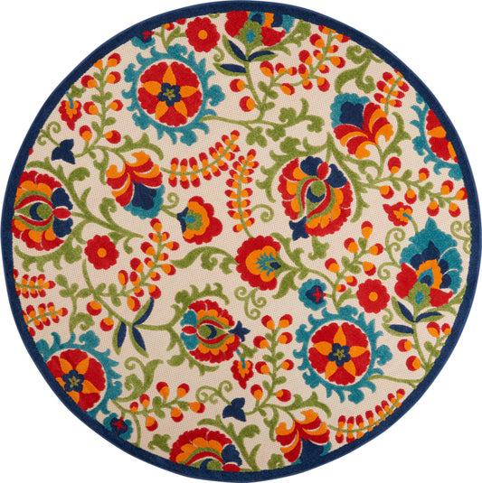 Nourison Rugs Nourison Home   Farmhouse 5' X Round    - 099446031983
