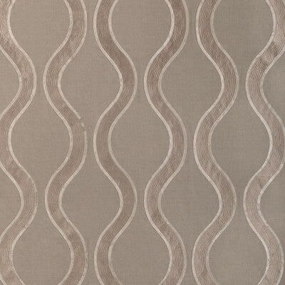 KRAVET DESIGN EMBROIDERY LATTICE/SCROLLWORK TAUPE,BEIGE,BEIGE   - 90012.106.0