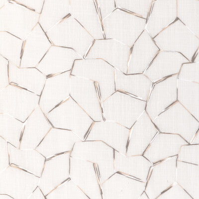 KRAVET BASICS EMBROIDERY ABSTRACT WHITE,BEIGE,   - 90038.161.0