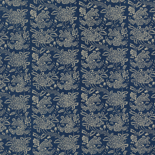 SCHUMACHER  RAOUL TEXTILES PEONY PRINTS PRINTS INDIGO   - 901U59