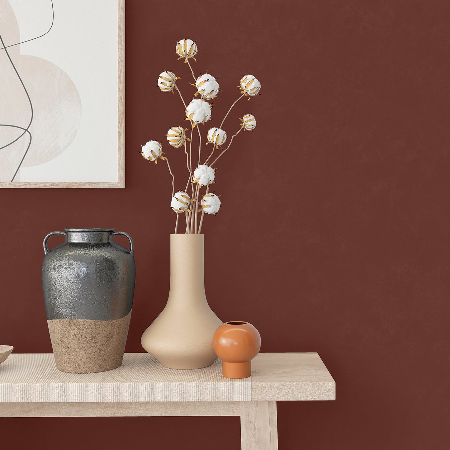 GALERIE WALLCOVERINGS Terra    Red   - 90819