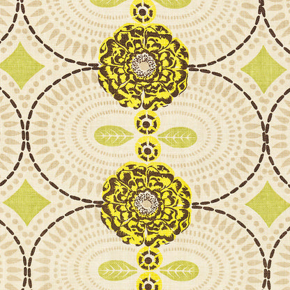 SCHUMACHER  RAOUL TEXTILES AMIJAO PRINTS PRINTS SULPHUR   - 909B82