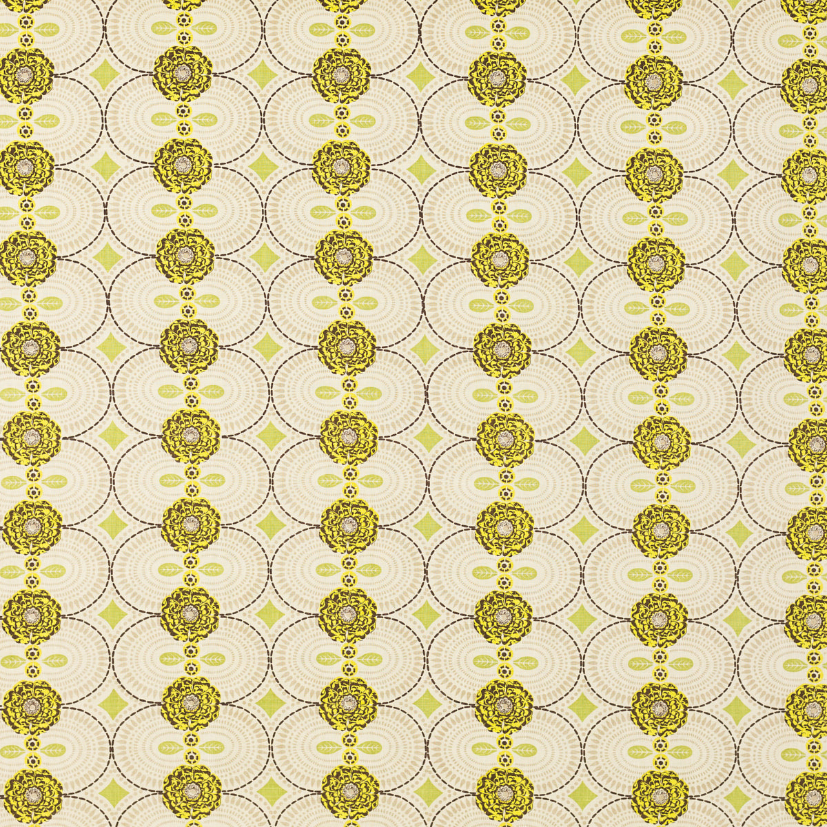 SCHUMACHER  RAOUL TEXTILES AMIJAO PRINTS PRINTS SULPHUR   - 909B82