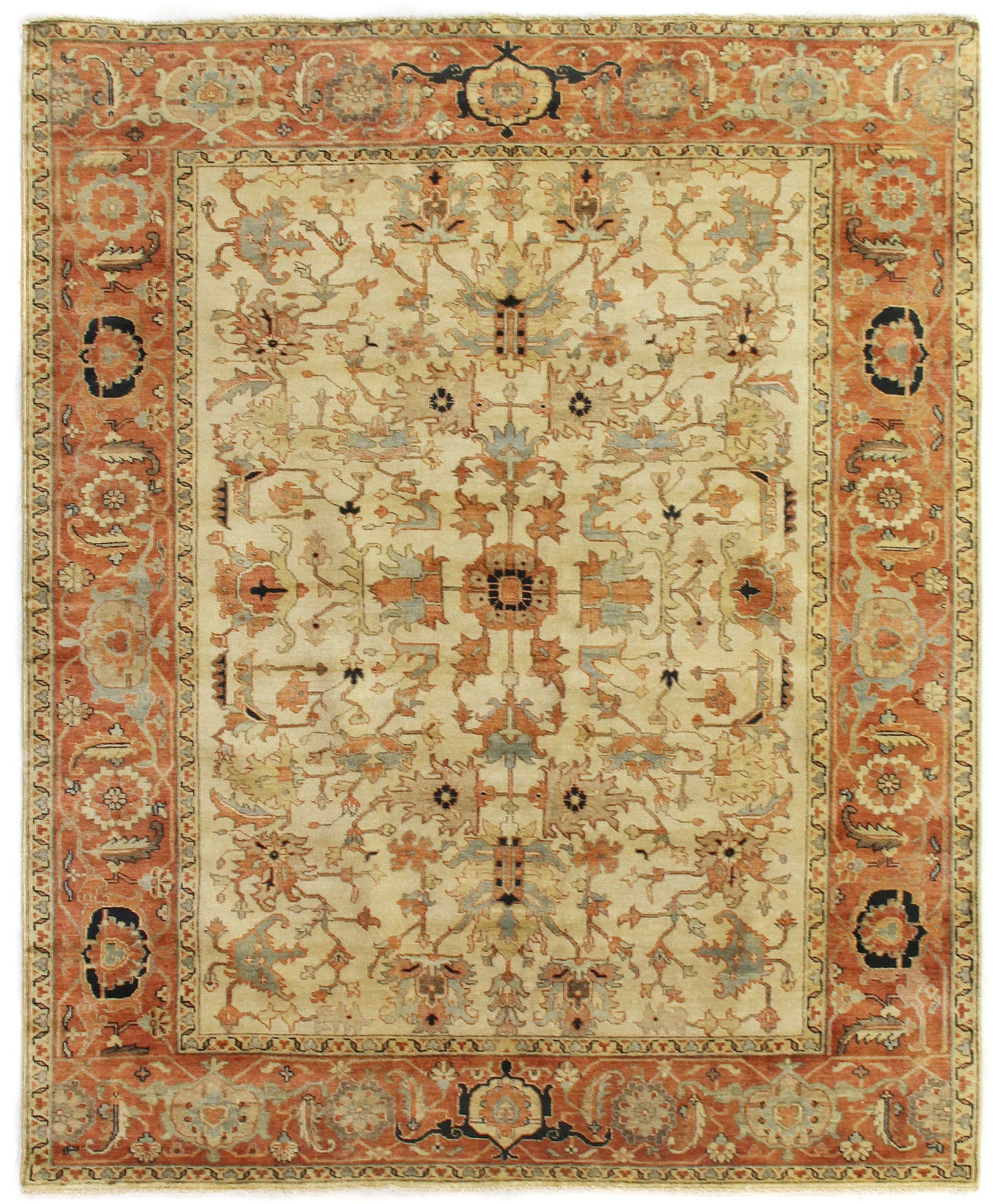 EXQUISITE RUGS   Hand-Knotted Rectangle    - 9160-6'X9'