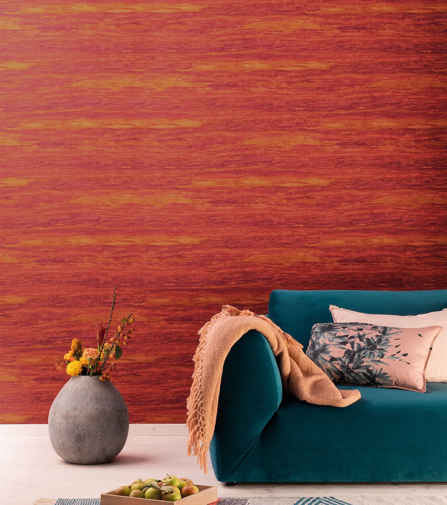 GALERIE WALLCOVERINGS Energy    Red   - 91918