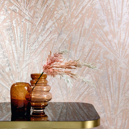 Galerie Wallcoverings Energy Fan Palm Galerie Wallcoverings  Pink   - EN91934