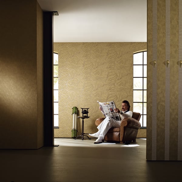 Galerie Wallcoverings Energy River Galerie Wallcoverings  Gold   - EN91964