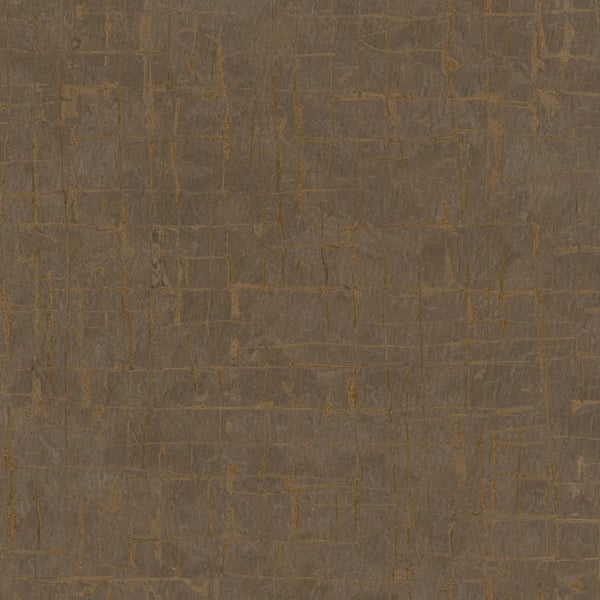Galerie Wallcoverings Energy Stonework Galerie Wallcoverings  Bronze, Brown   - EN91980