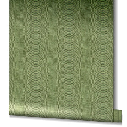 Galerie Wallcoverings Energy Snake Skin Galerie Wallcoverings  Green   - EN91981