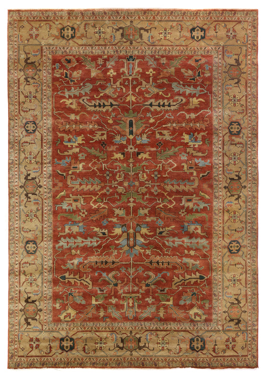 EXQUISITE RUGS   Hand-Knotted Rectangle    - 9225-9'X12'