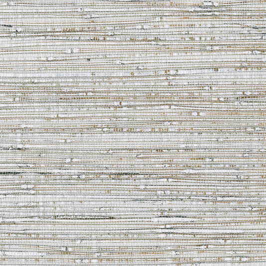 JF Fabrics -Wallpaper 9255 33 Wallpaper White, Brown  Grasscloth, Texture, Specialty - 9461133 WS141