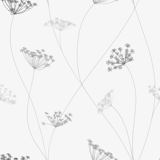 SCHUMACHER  Borastapeter QUEEN ANNE   WHITE   - 9303