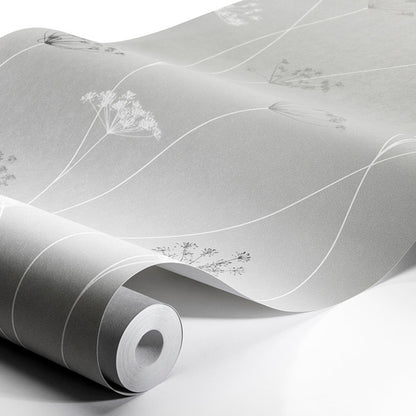 SCHUMACHER  Borastapeter QUEEN ANNE   GREY   - 9304