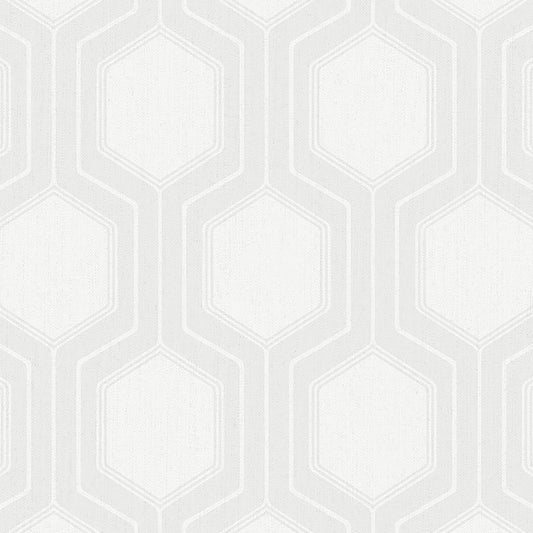 SCHUMACHER  Borastapeter GRAPHIC HEXAGON   BONE   - 9305