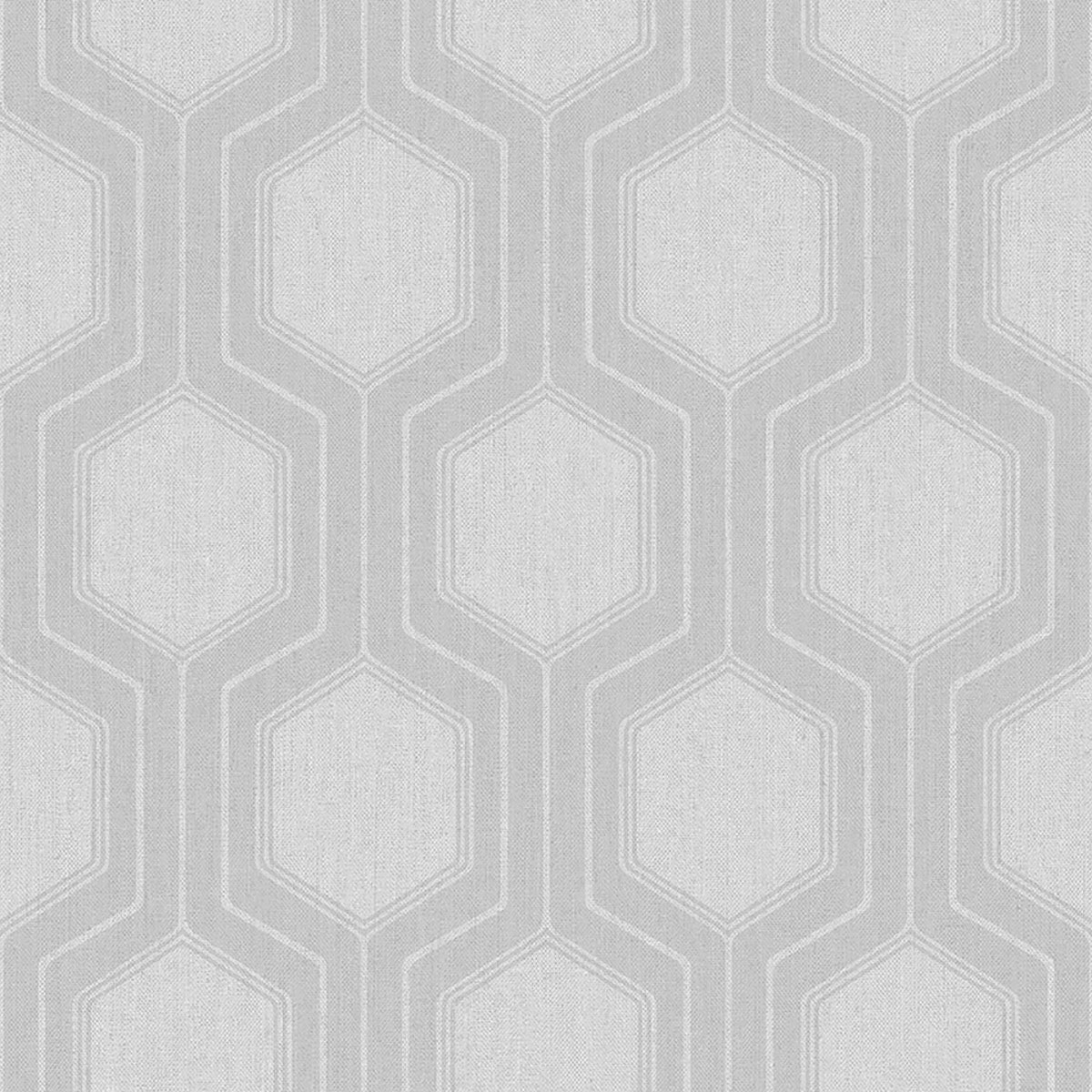 SCHUMACHER  Borastapeter GRAPHIC HEXAGON   GREY   - 9306