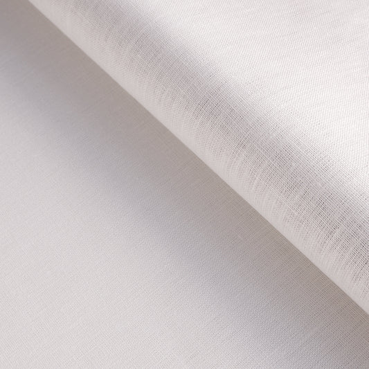SCHUMACHER  PERFECT BASICS: LINEN MIDDLETON LINEN PLAINS PLAINS WHITE   - 93180