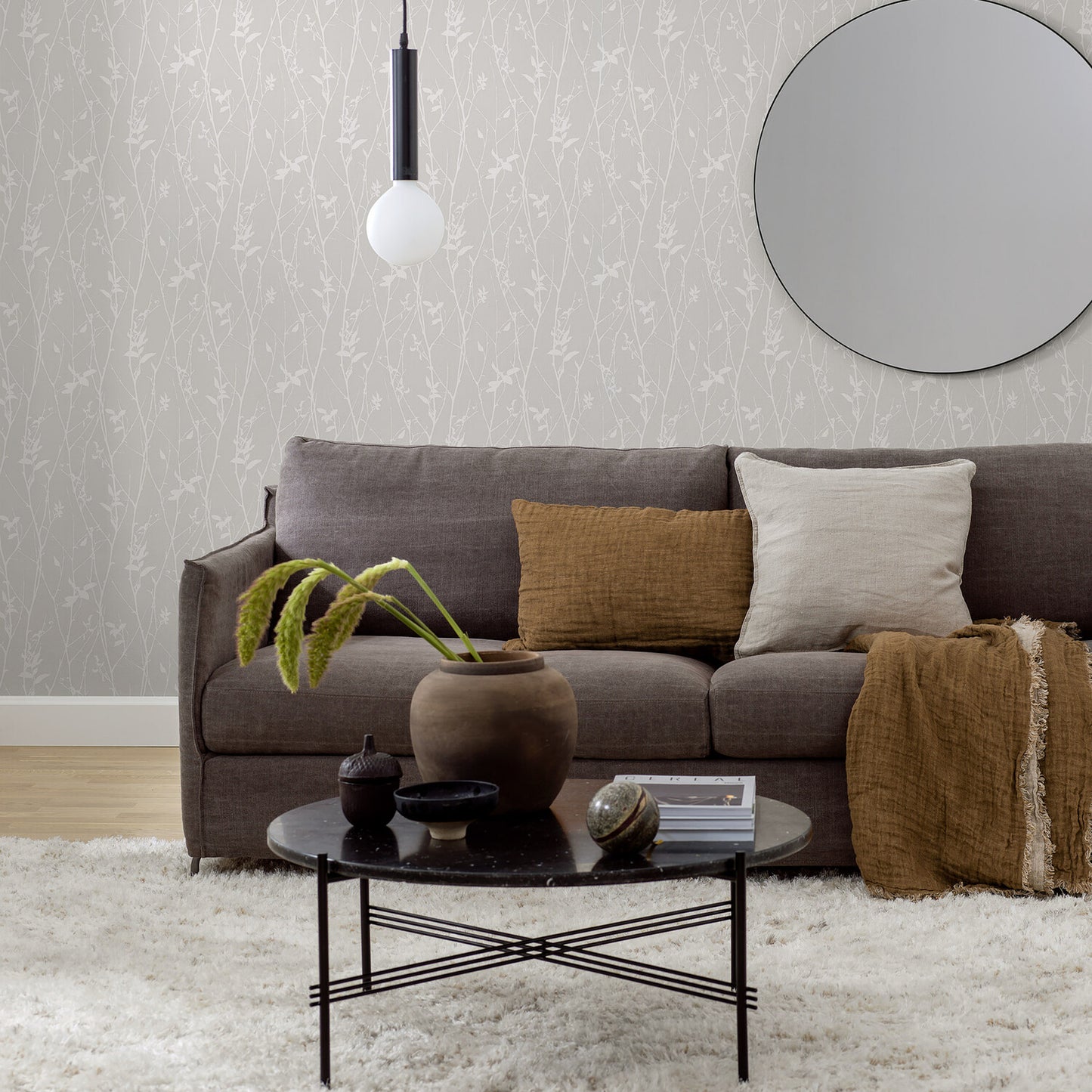 SCHUMACHER  Borastapeter BOTANICAL WHISP   GREY   - 9319