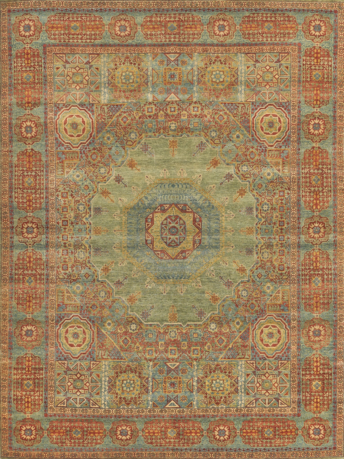 EXQUISITE RUGS   Mamluk Indoor Hand Knotted    - 9404-8'X10'