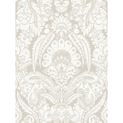 COLE & SON CHATTERTON PRINT---DAMASK SILVER   - 94/2008.CS.0