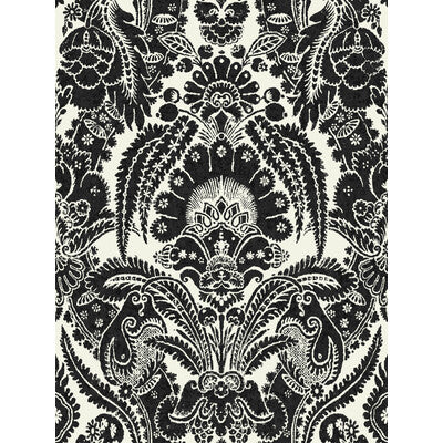 COLE & SON CHATTERTON PRINT---DAMASK SILVER LEAF   - 94/2010.CS.0