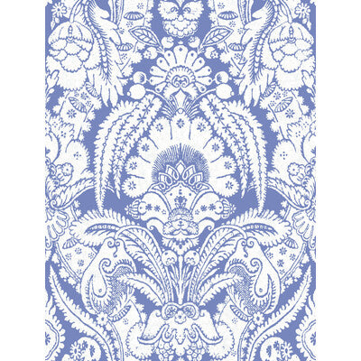 COLE & SON CHATTERTON PRINT---DAMASK RED/CHARCOAL   - 94/2012.CS.0