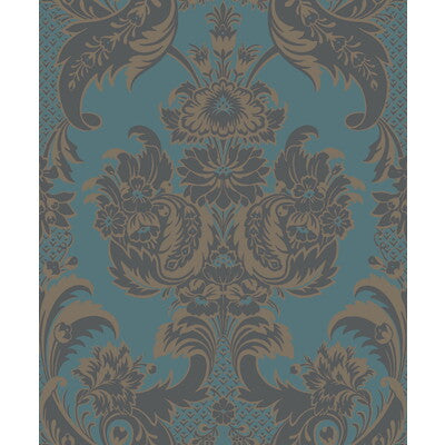 COLE & SON WYNDHAM PRINT---DAMASK EMERALD   - 94/3017.CS.0