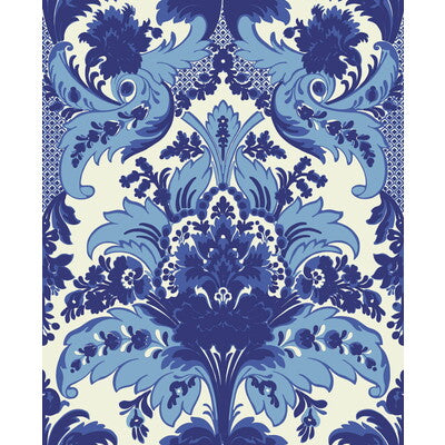 COLE & SON ALDWYCH PRINT---DAMASK TEAL   - 94/5025.CS.0