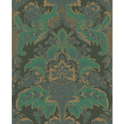 COLE & SON ALDWYCH PRINT---DAMASK TEAL   - 94/5028.CS.0