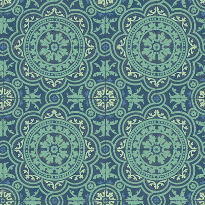 COLE & SON PICCADILLY PRINT---GEOMETRIC AQUA   - 94/8043.CS.0