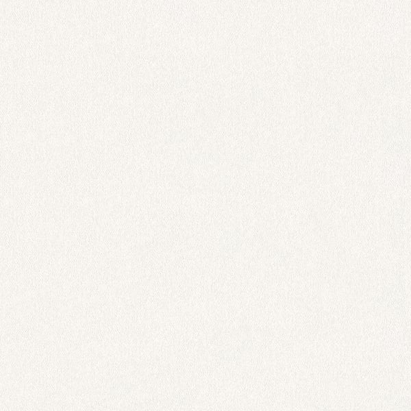 White textured wallpaper swatch with subtle grain, neutral wall covering.