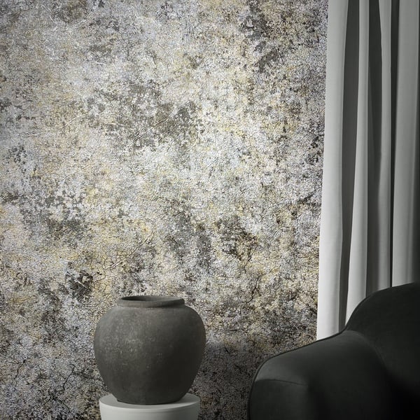 Galerie Wallcoverings Air Clay Galerie Wallcoverings  Silver Grey   - AI95019