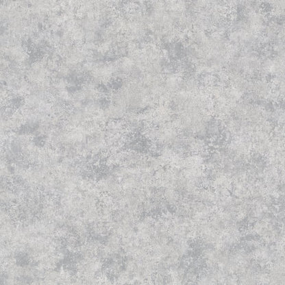 Light gray wallpaper with a mottled, speckled plaster-like texture.