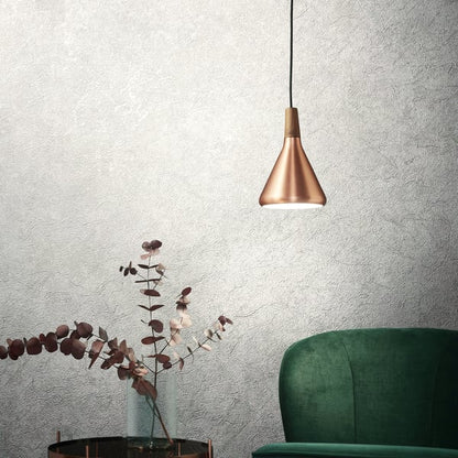 Silver Grey wallcovering on the wall with a subtle textured finish.