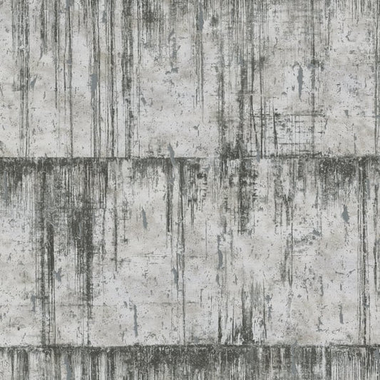 Galerie Wallcoverings Air Aged Concrete Galerie Wallcoverings  Silver Grey   - AI95024