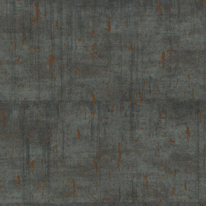 Black aged-concrete wallpaper with a textured, distressed finish.